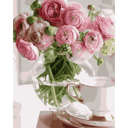 Картина за номерами Приємне чаювання (PN6630) 40*50 см. 