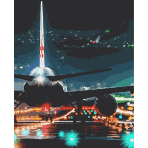 Картина за номерами Літак (PNX5425) 50*60 см.