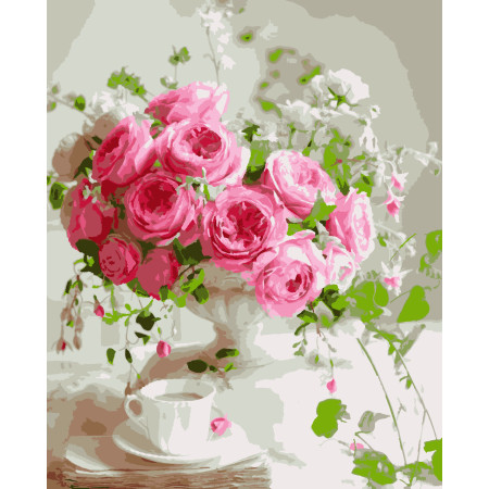 Картина за номерами Ніжний букет (PN1663) 40*50 см.