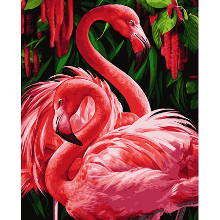 Картина за номерами Фламінго (PNX5740) 50*60 см.