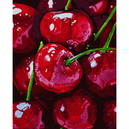 Картина за номерами Соковита черешня (PN4935) 40*50 см.