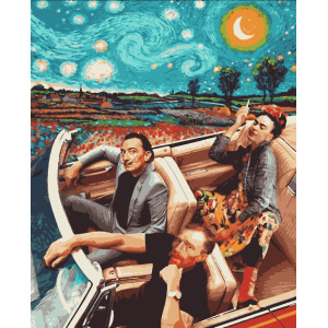 Картина за номерами Фріда, Вінсент, Сальвадор (PN7508) 40*50 см.