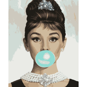 Картина за номерами Чарівна Одрі (PN7607) 40*50 см.