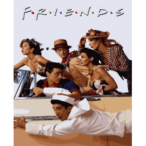 Картина за номерами Друзі (PN7535) 40*50 см.