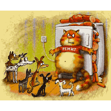 Картина за номерами Ворог не пройде (PN4677) 40*50 см. 