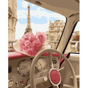 Картина за номерами Прогулянка Парижем (PN3802) 40*50 см.  