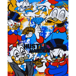 Картина по номерам Скрудж Макдак деньги (PNX2025) 50*60 см. 