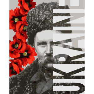 Картина за номерами Тарас Шевченко (PNX5892) 50*60 см.
