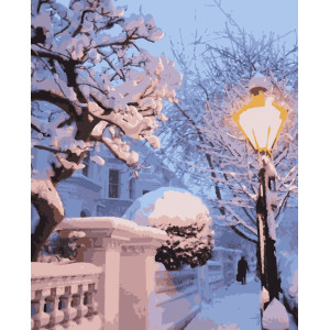 Картина за номерами Сніжна зима (PNX4193) 50*60 см.