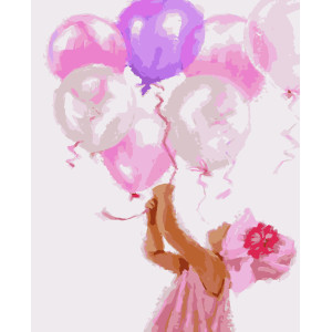 Картина за номерами Дівчинка (PN1105) 40*50 см. 