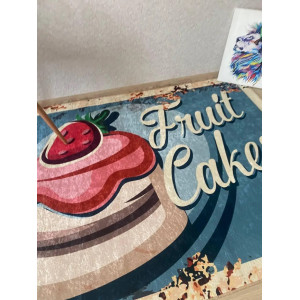  Килимок для кухні Fruit cake в різних розмірах. Photo 2