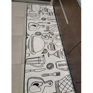  Килимок для кухні Kitchen utensils в різних розмірах. Photo 3