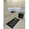 Килимок для кухні Kitchen in black c в різних розмірах