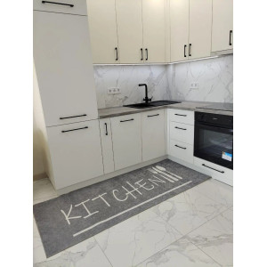  Килимок для кухні Kitchen on gray в різних розмірах. Photo 2