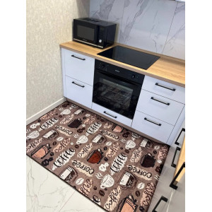  Килимок для кухні Coffee brown в різних розмірах. Photo 2