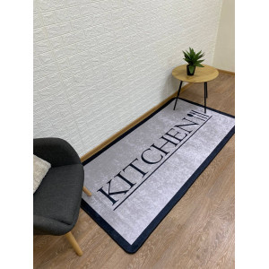  Килимок для кухні Kitchen on gray framed в різних розмірах. Photo 2